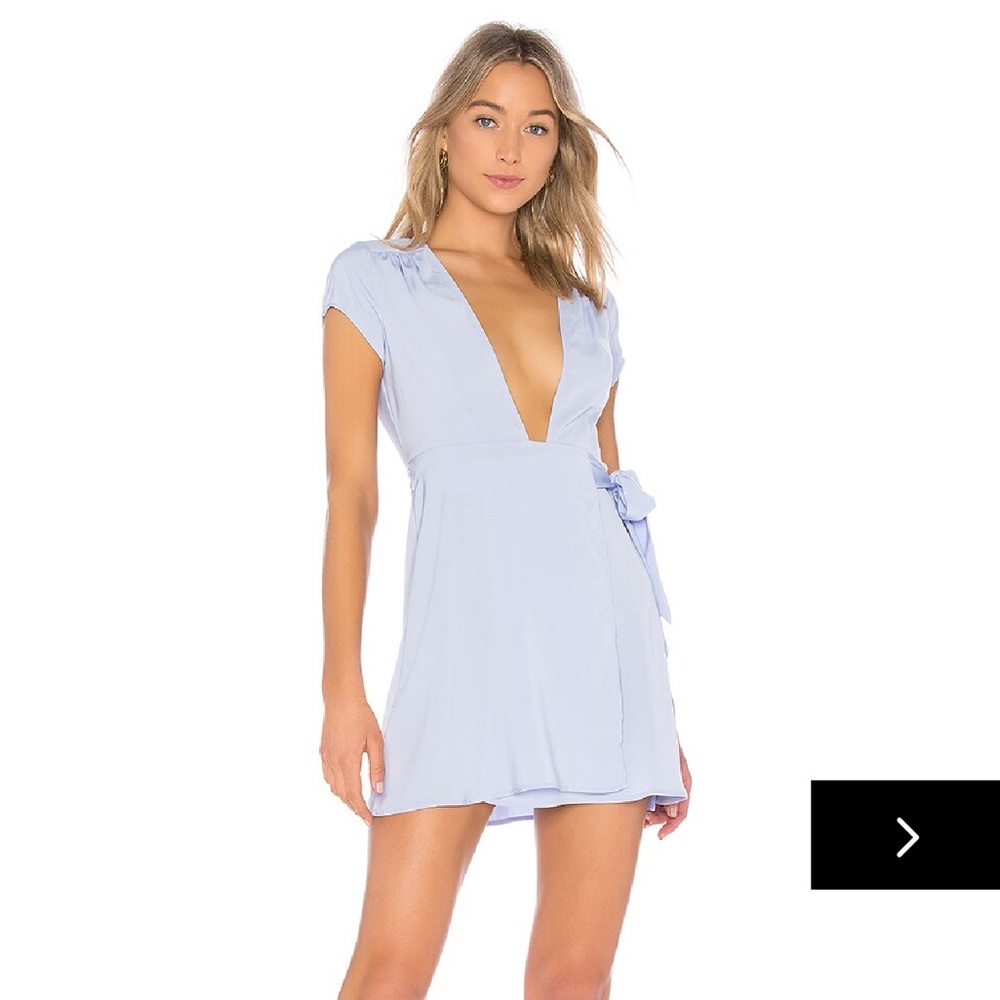 Superdown Light Blue Mini Dress